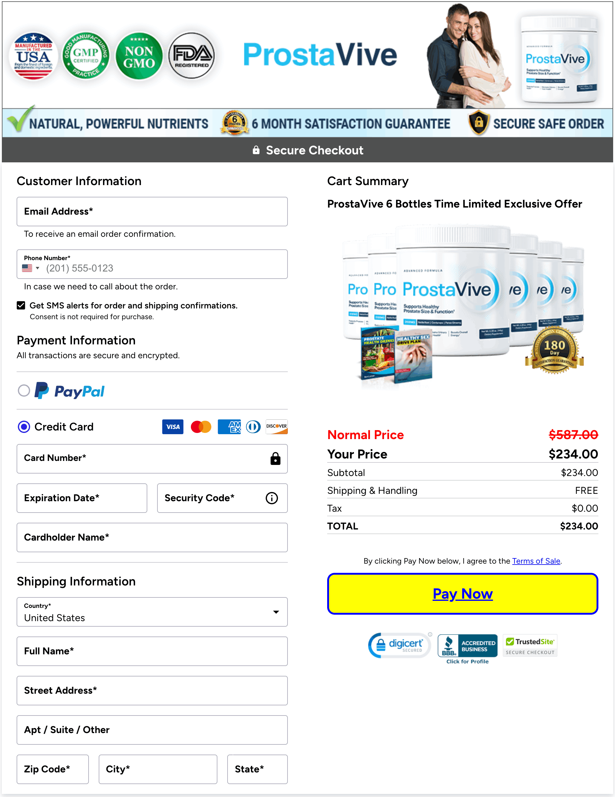 Prostavive Order - Buy Now